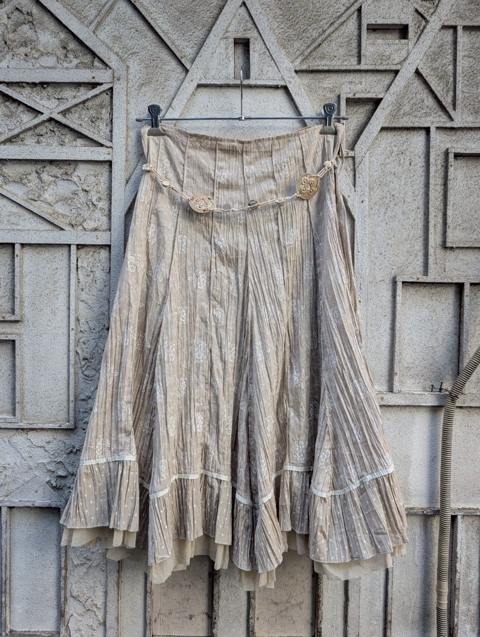 "FAIRY GRUNGE" gathered skirt