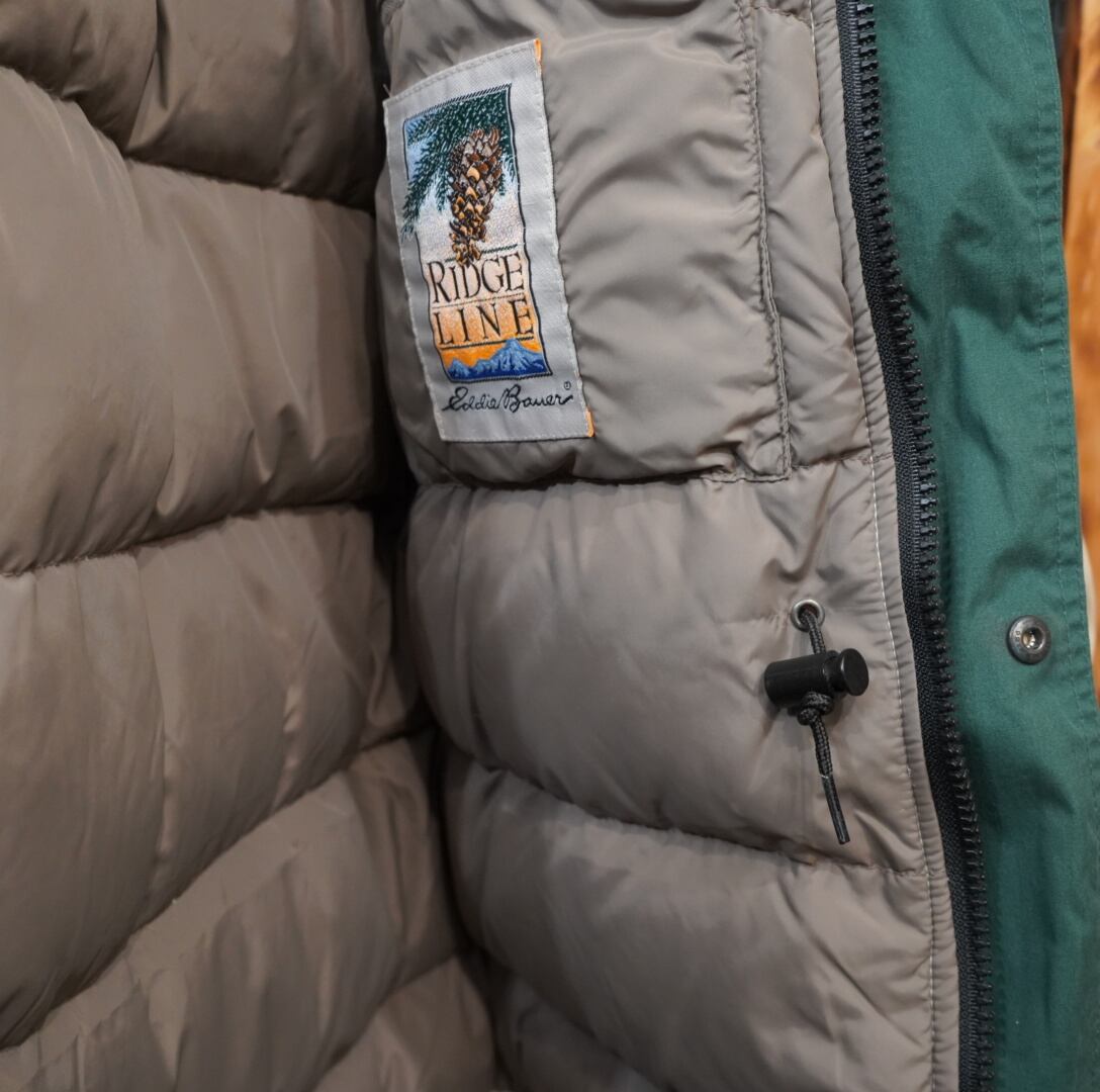 80s90s eddie bauer RIDGE LINE 黒タグ USA製 ダウンジャケット 80s90s eddie bauer RIDGE LINE 黒タグ USA製 ダウンジャケット