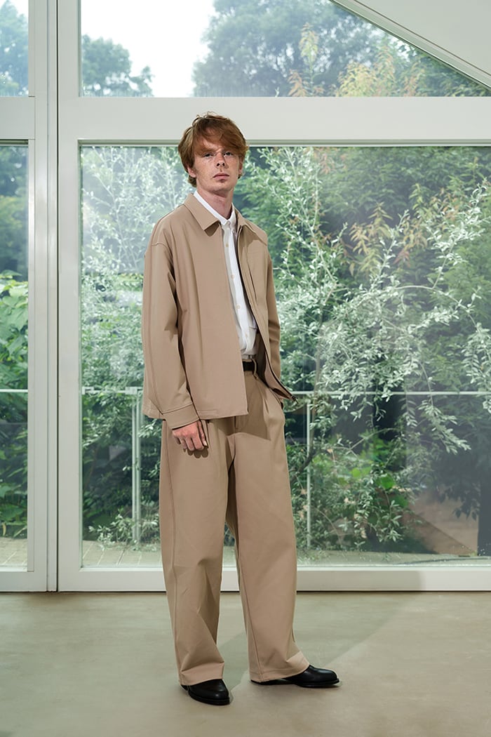 CURLY&Co.(カーリー) KNIT CHINO-CLOTH PANTS (WIDE) | サウスオレンジ