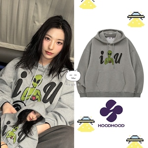 ★fromis_9 セロム 着用！！【HOODHOOD】I hood U hood gray