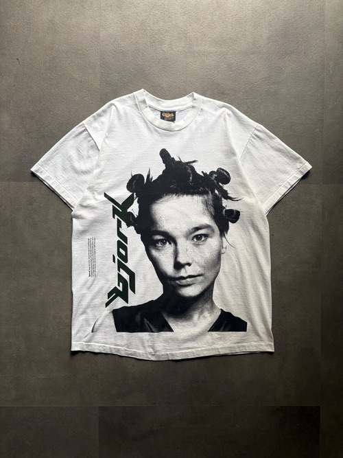 BJORK ビョーク フォトプリント Tシャツ L ホワイト Changes
