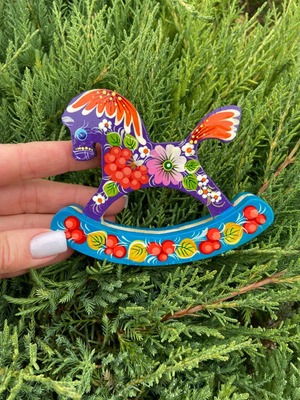 ペトリキフカのトイホース　（ホメンコ作）