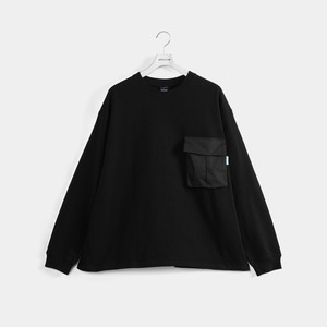 【APPLEBUM】アップルバム Big Pocket Heavy Weight L/S T-shirt (BLACK) ロングスリーブTシャツ