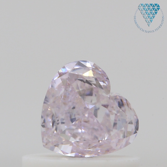 0.5 ct FANCY LIGHT PURPLISH PINK SI1 HEART GIA 天然  ダイヤモンド ルース