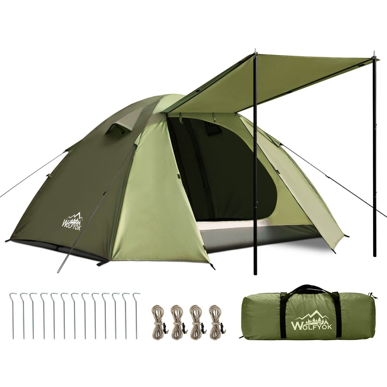 icamp ラクバイン 超早 簡単設営 テント 2~3人用 前室 UVカット 数量