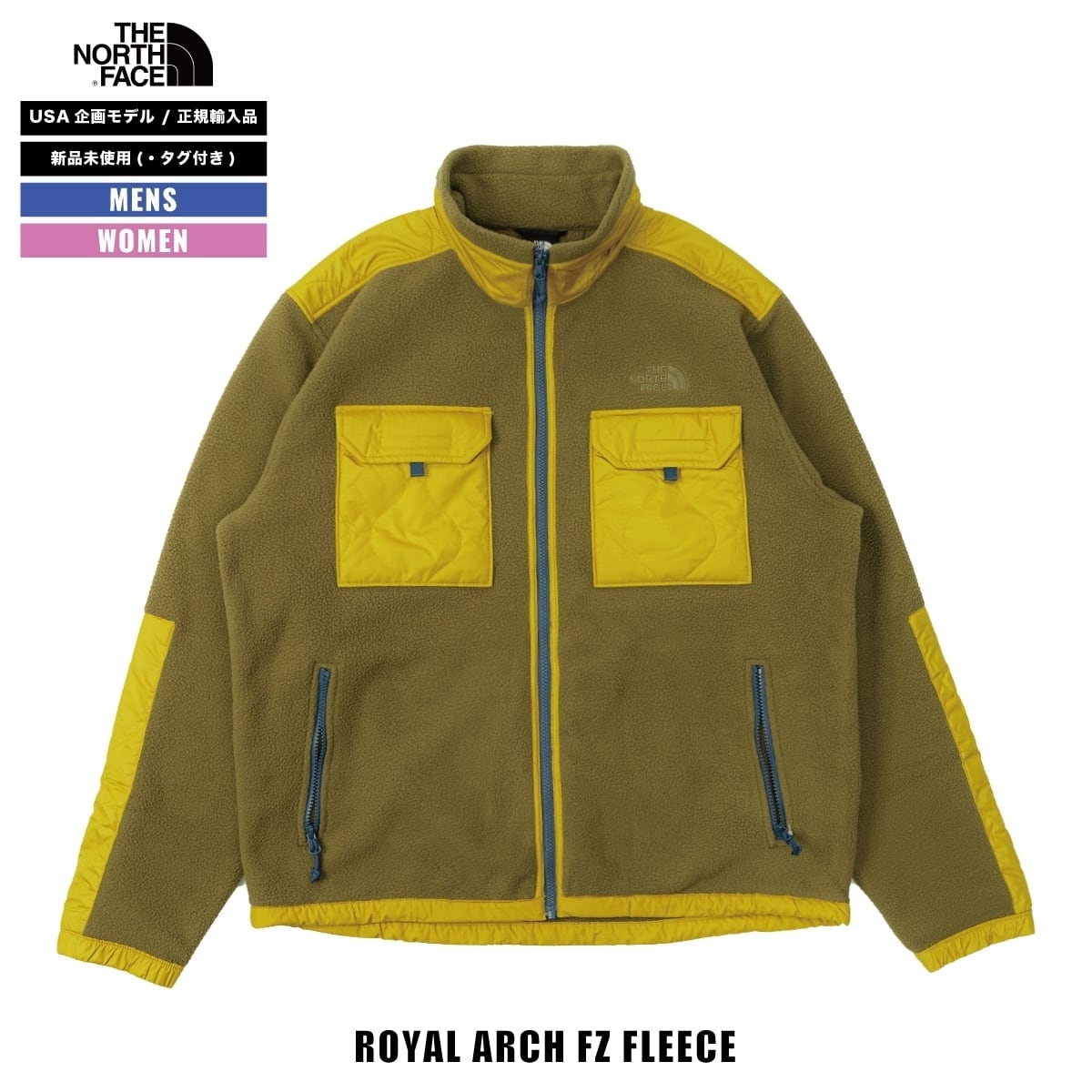 ノースフェイス 新品 フリースジャケット / ROYAL ARCH FZ FLEECE ...