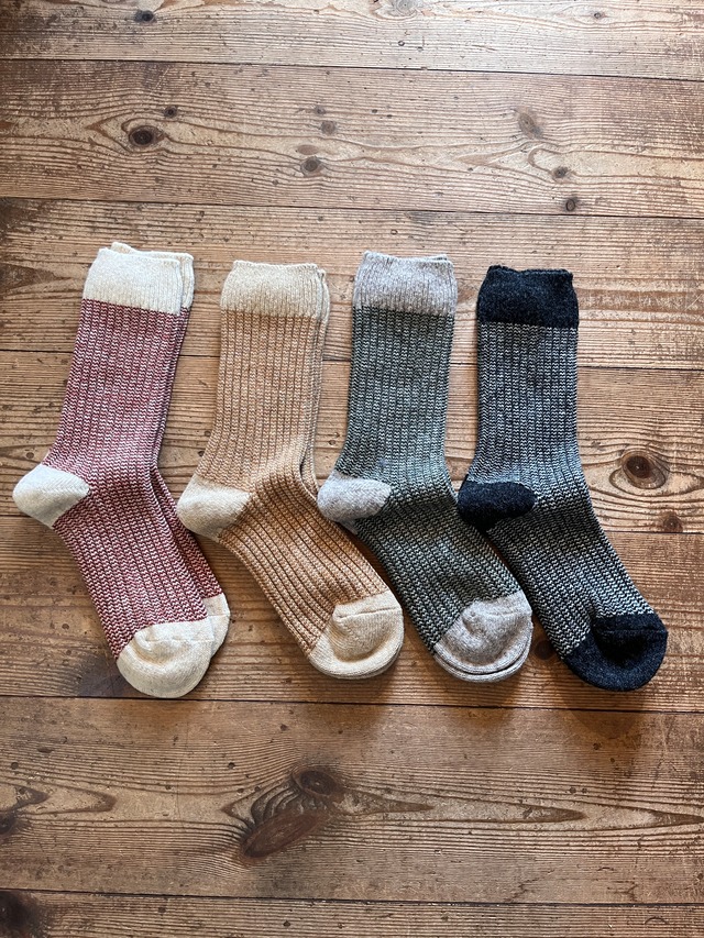 HOMIE/WOOL JACQUARD SOCKS