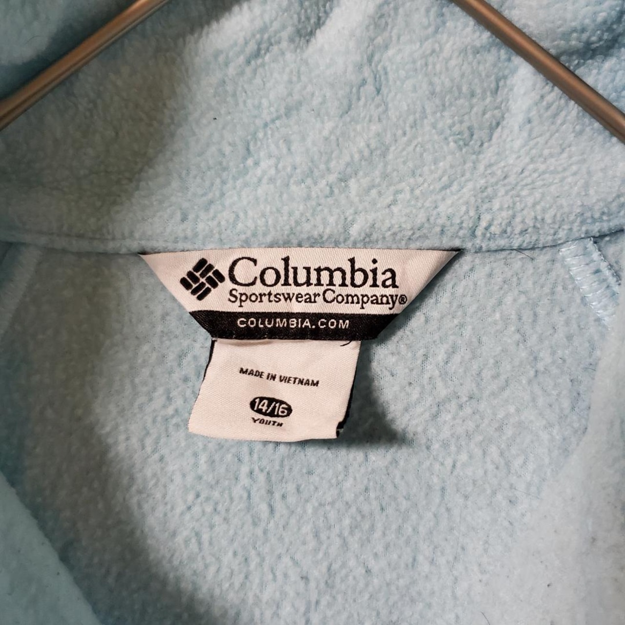 【コロンビア】海外製　スカイブルー　フリース　キッズ　150サイズ　