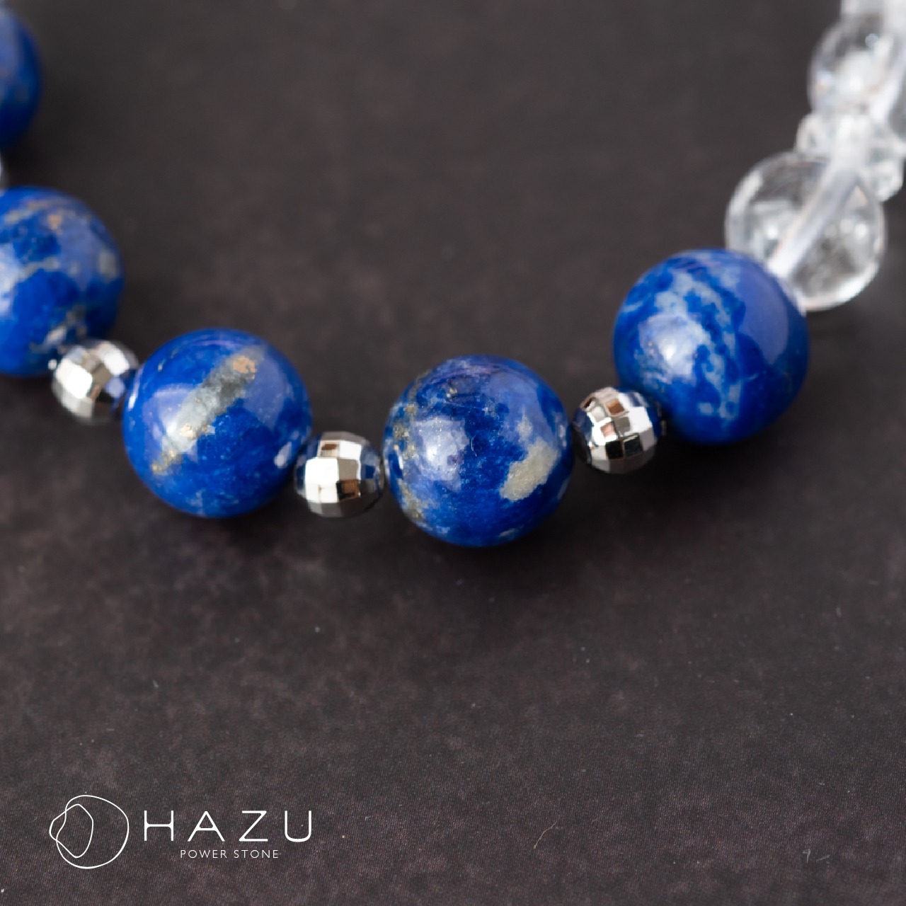 【再販】直感冴える高次な教え［アイリスレムリアンクォーツ（コロンビア産）／ラピスラズリ／水晶］