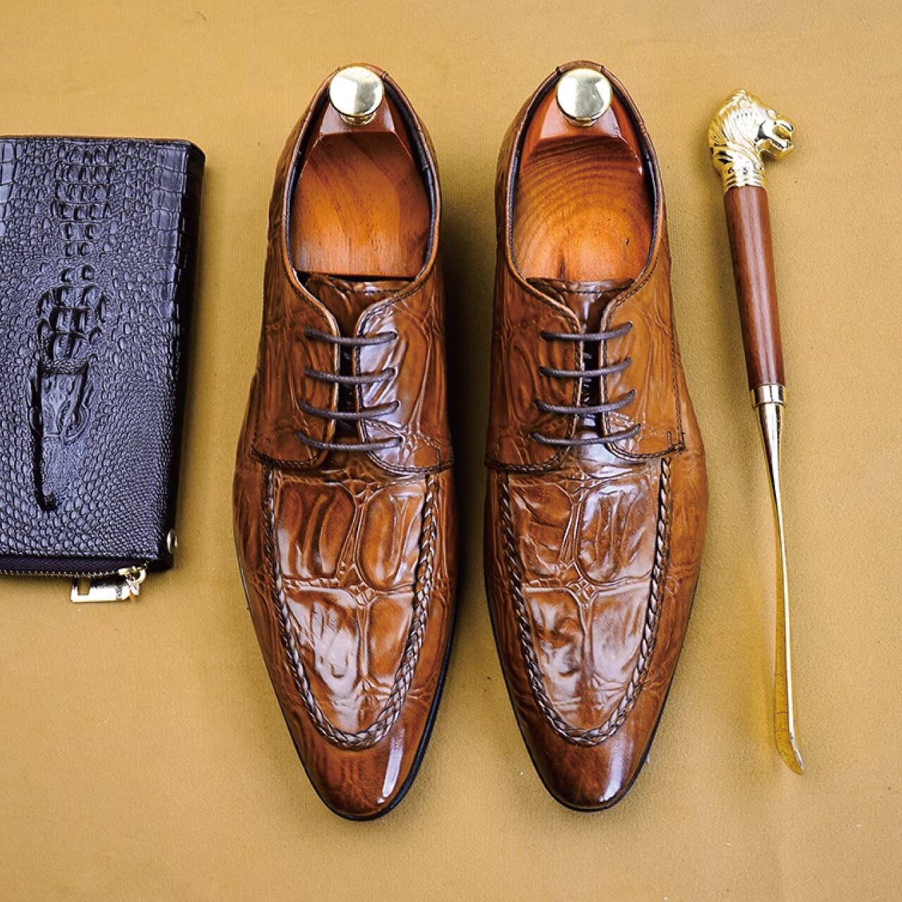 ショートブーツ/ワニ柄/メンズ/本革/牛革/マーティンブーツ メンズ マーティンブーツ 最上級 | 英国風のワニ柄がポイントの紳士靴 鰐