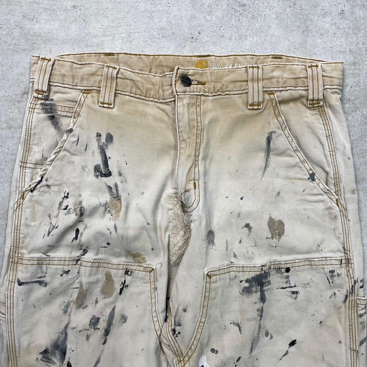 Carhartt カーハート ダブルニー ダック ワークパンツ ペンキ飛び