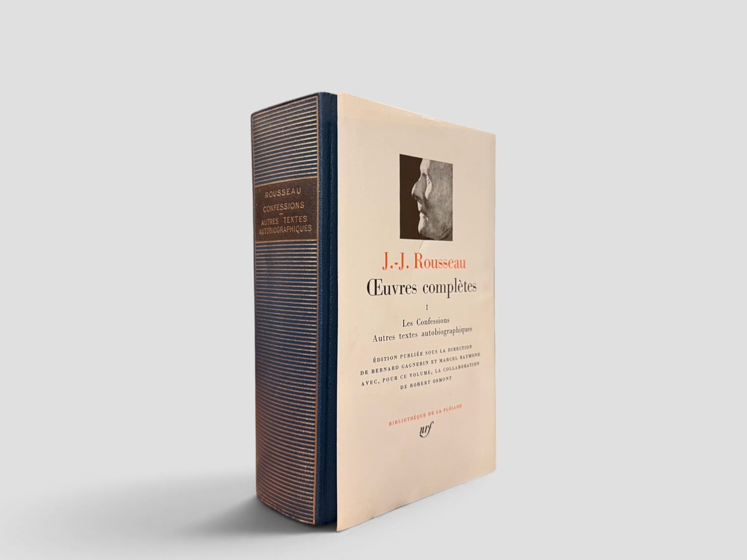 【SPH022】Œuvres complètes I : Les Confessions. Autres textes autobiographiques (1986) /Jean-Jacques Rousseau