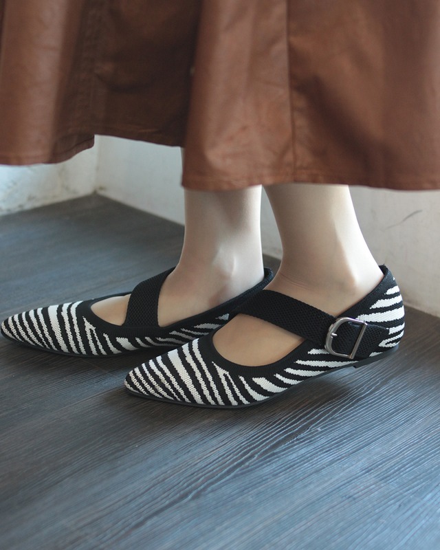 【BouJeloud】ベルトフィット フラットパンプス　(250936)