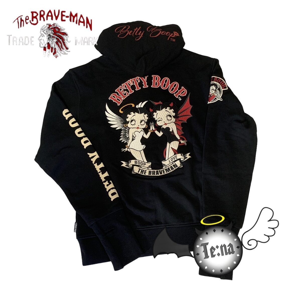 The BRAVE-MAN ✖️ betty boop ブレイブマン✖️ベティーブープ 裏毛 
