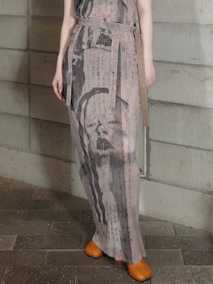 【25SS】MUKCYEN ムッシャン / 2face long skirt / ロングスカート