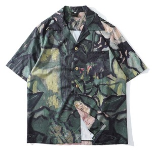 レトロプリントシャツ【G2400】