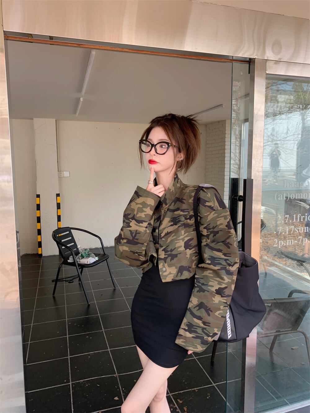 d.i.a. 迷彩柄 クロップドジャケット DIESEL - DIESEL ディーゼル 迷彩ショート丈 ミリタリー