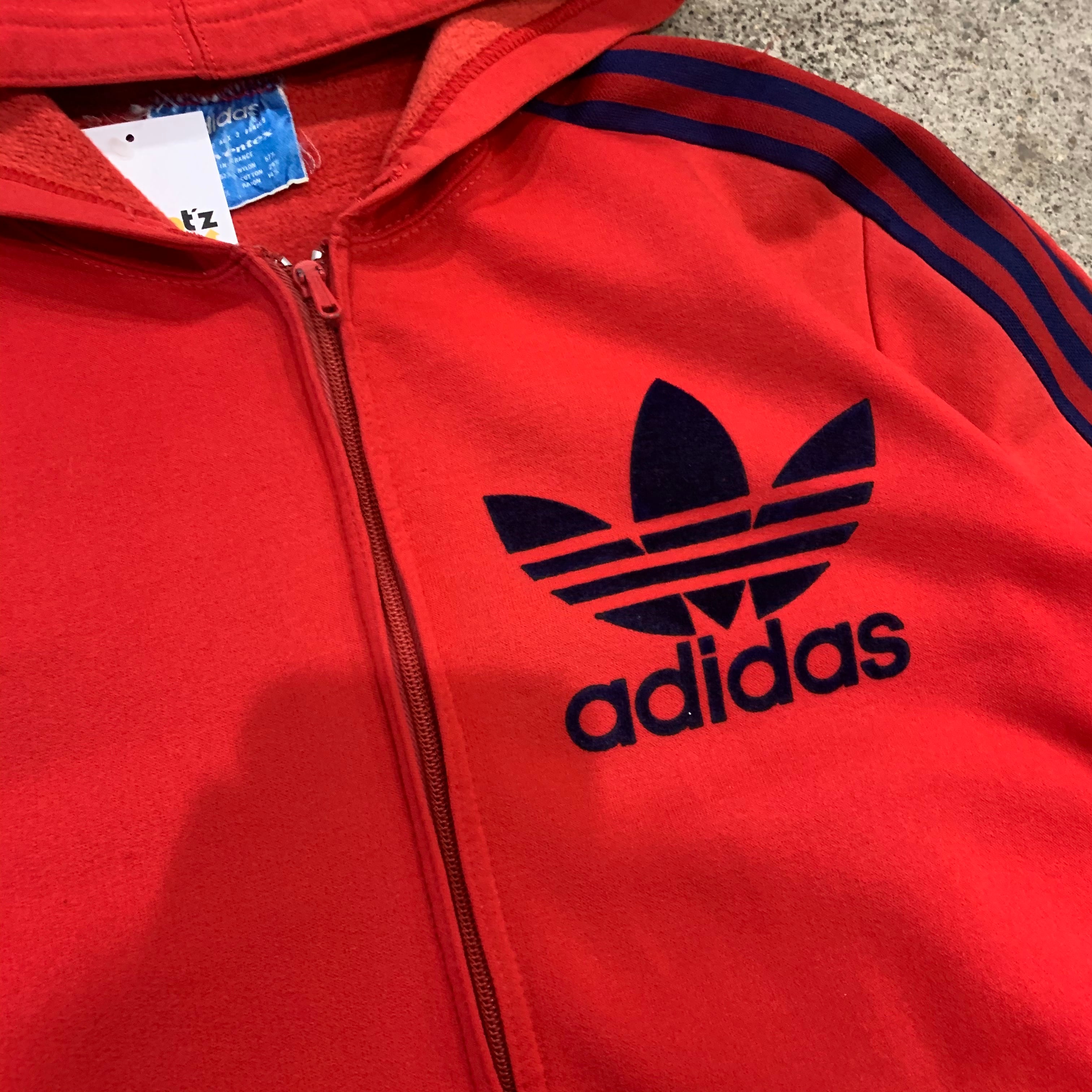 70s adidas zip up parka | What'z up
