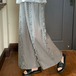 ラインフラワーレースワイドパンツ ・12005
