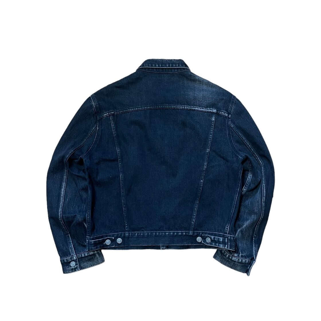 A.P.C. Hiver 1997 2nd type Black Denim Jacket | PAY ID