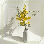 "即納"mimosa [L33] /Artificial Flowers：ミモザ  造花  アーティフィシャルフラワー