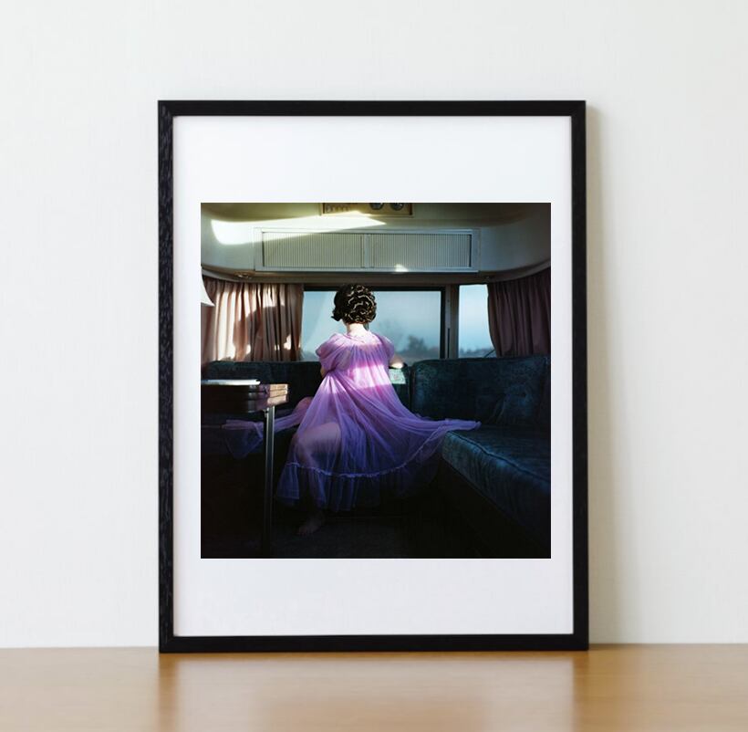 Jill Beth Hannes #3 Print (black wooden frame 53.0㎝ × 41.4㎝付き)