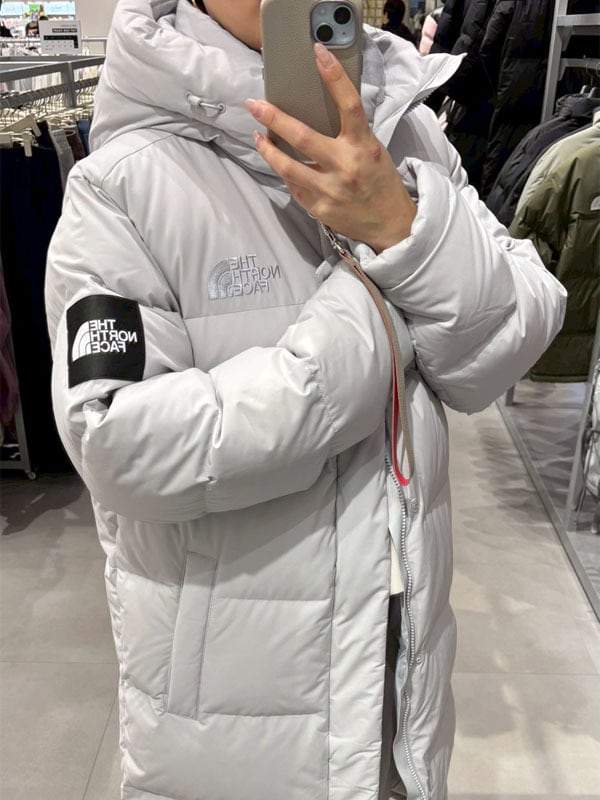 THE NORTH FACE WHITE LABEL】ロングダウンジャケット[color:シルバー