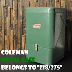 コールマン ガルウィング メタルケース グリーン ビンテージ 228/275適合 COLEMAN VINTAGE METAL CASE GREEN 美品