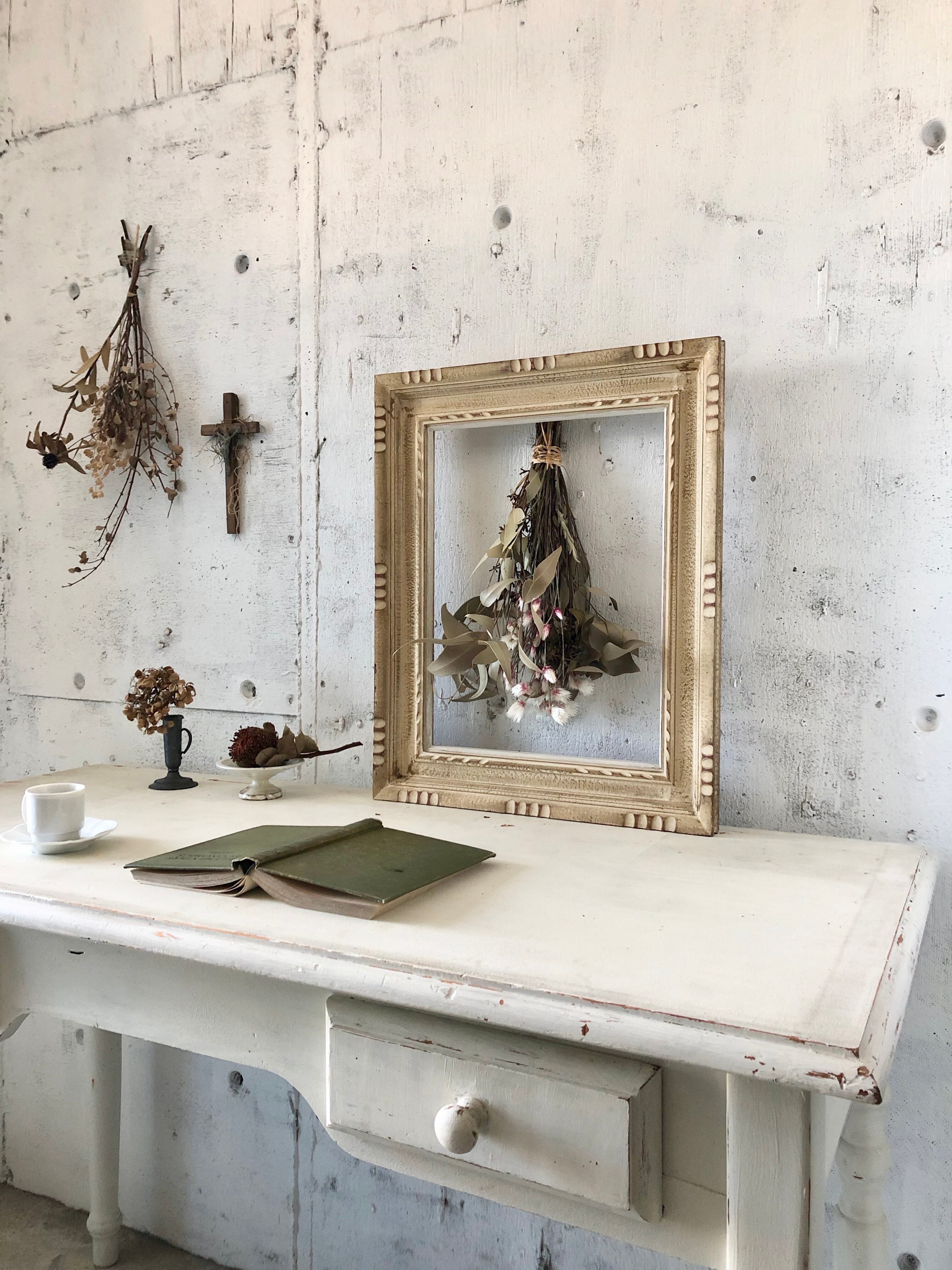 シャビーシックな額縁［古家具］ | giraffes craft