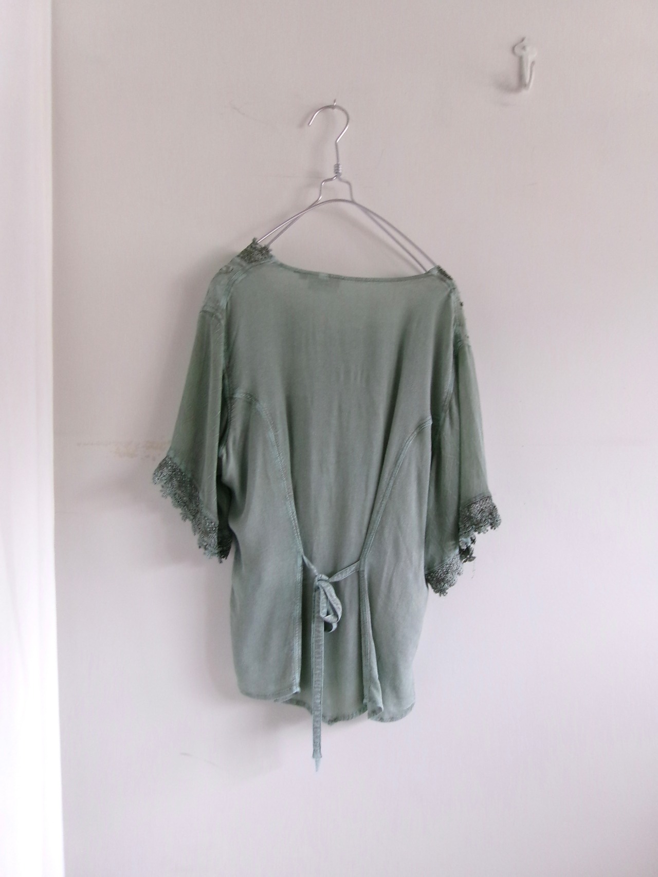 Ethnic design half sleeve blouse | 半袖ブラウス