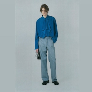 LAD MUSICIAN【ラッドミュージシャン】11.5oz BLEACH DENIM STRAIGHT PANTS. (Col: FADE BLUE /12)