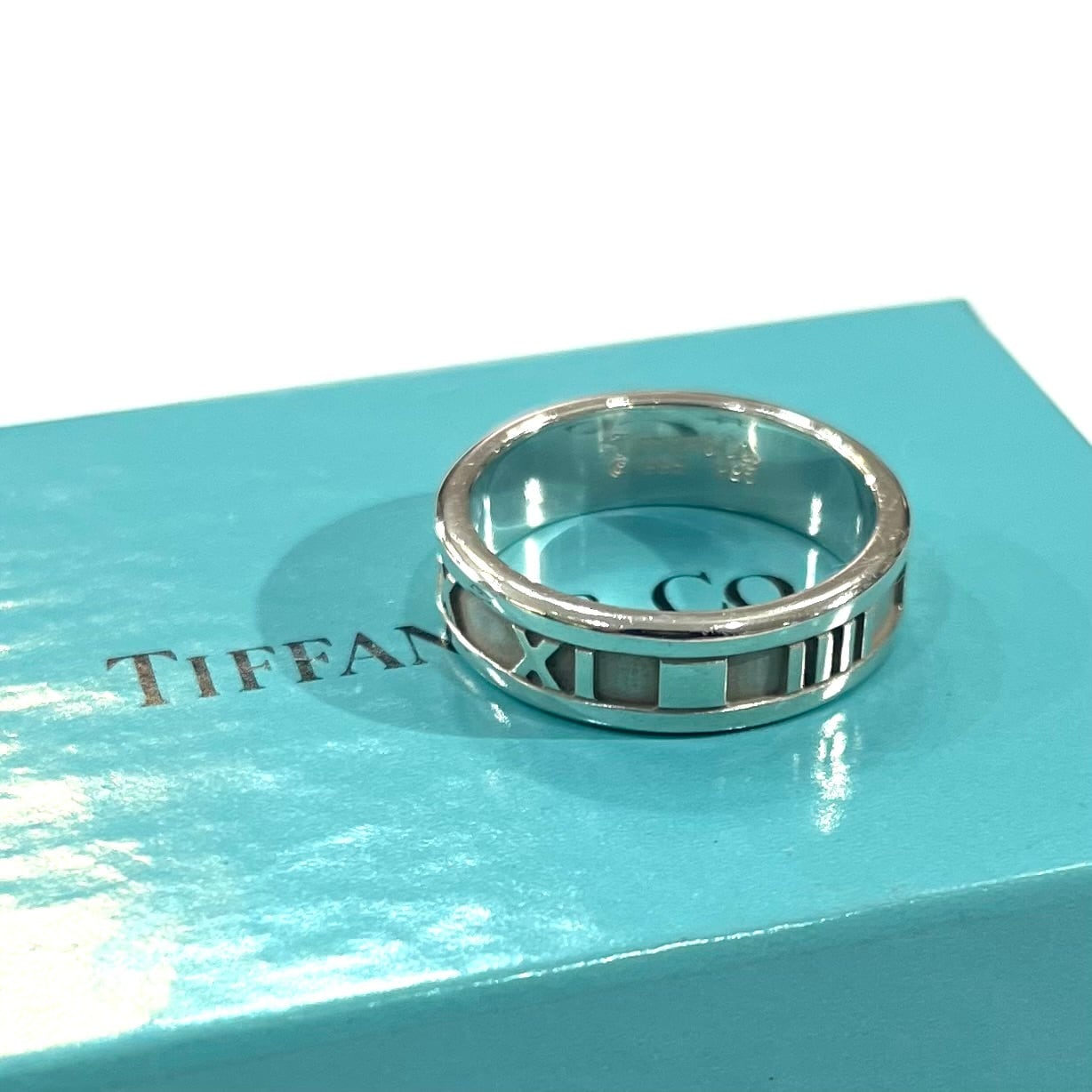 TIFFANY&CO】【21号】2634 時を纏う シルバー925号アトラスリング指輪