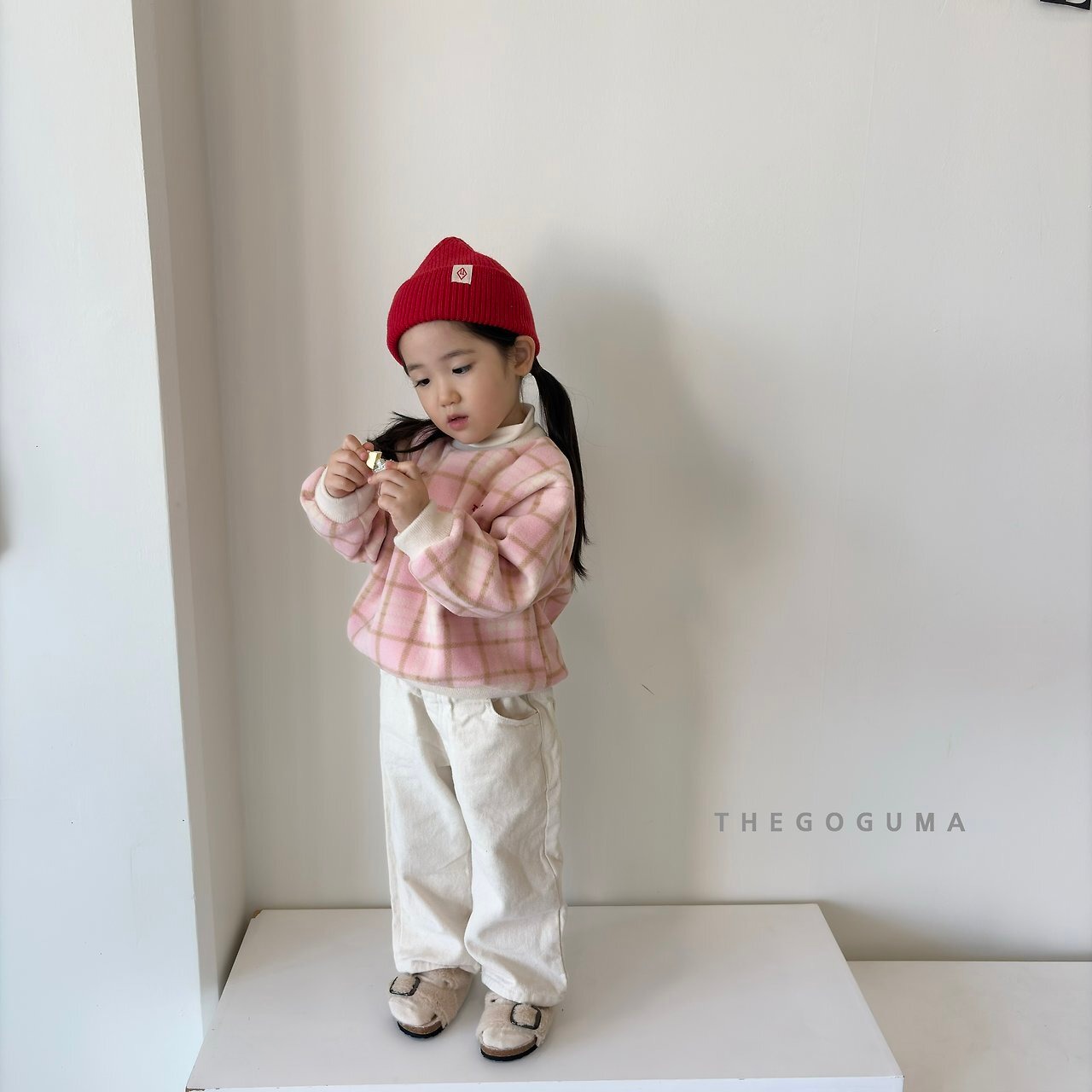 【取寄】THE GOGUMA 裏起毛トクトクデニムパンツ｜冬服｜韓国子供服