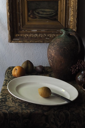 ディゴワン&サルグミンヌ窯オーバルプレート-antique oval plate