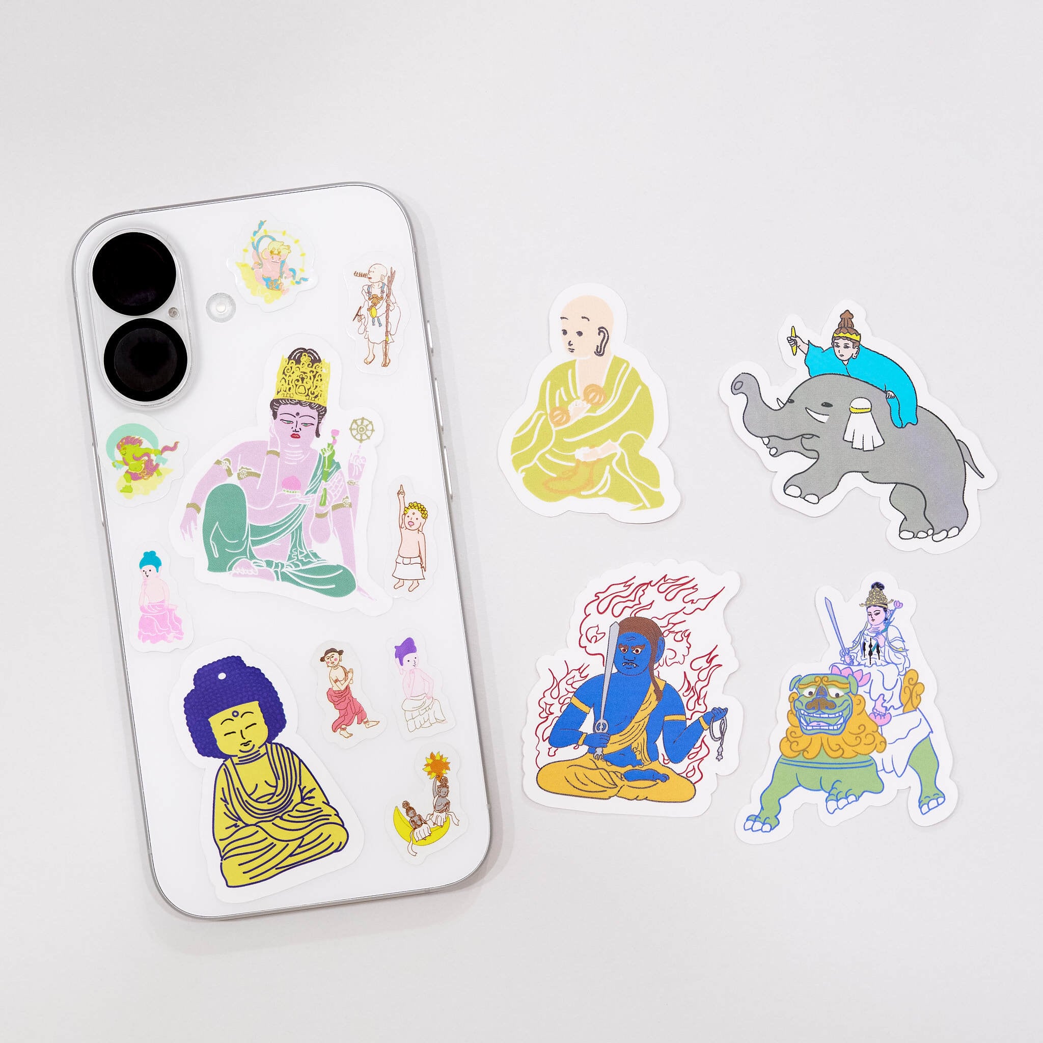 仏像シール フルカットシール / デコレーション / ステーショナリー / 文具