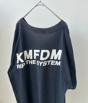 -KMFDM- Vintage 90s XL Print T-Shirt made in USA
