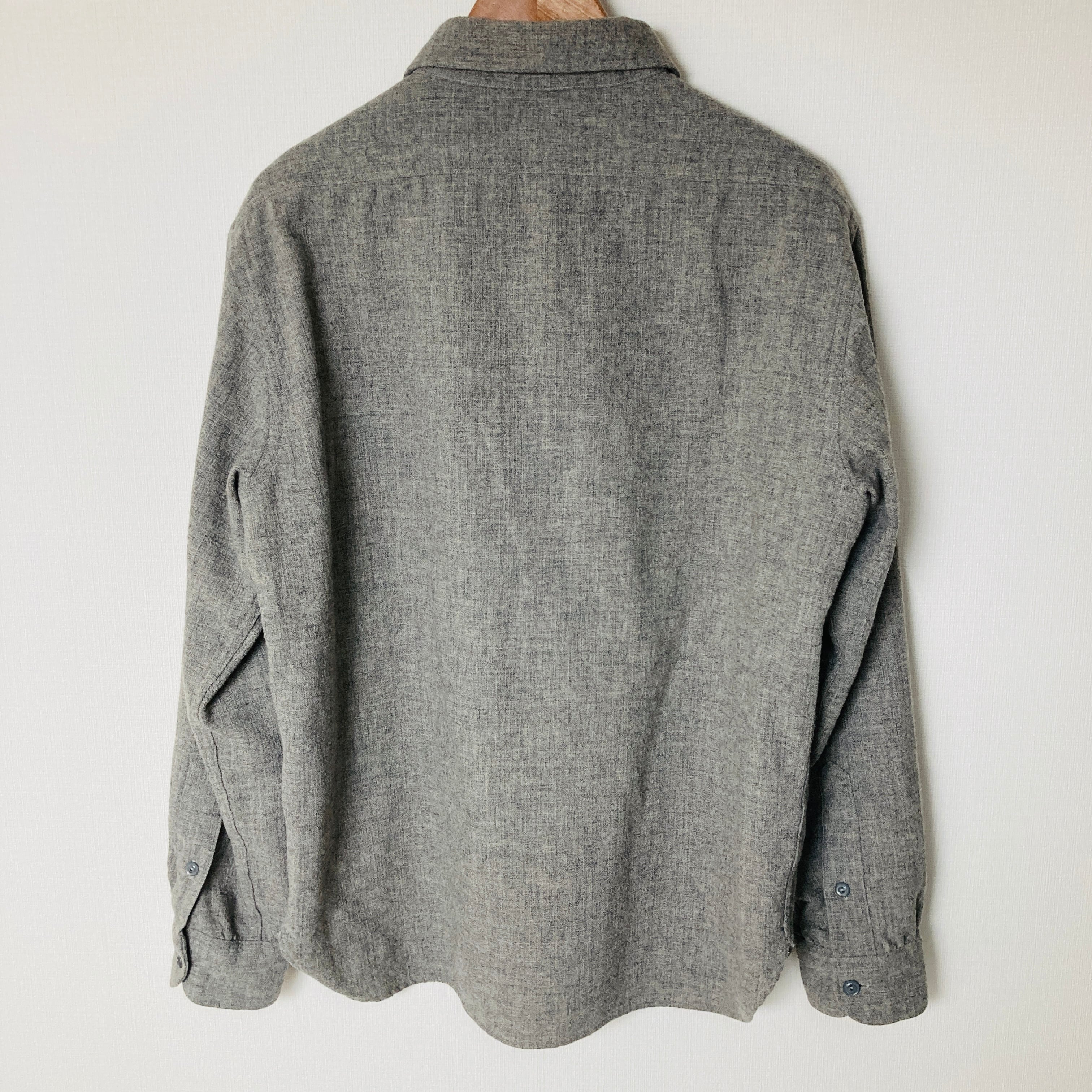 TENDERLOIN 長袖シャツ S グレー テンダーロイン ワークシャツ グレー