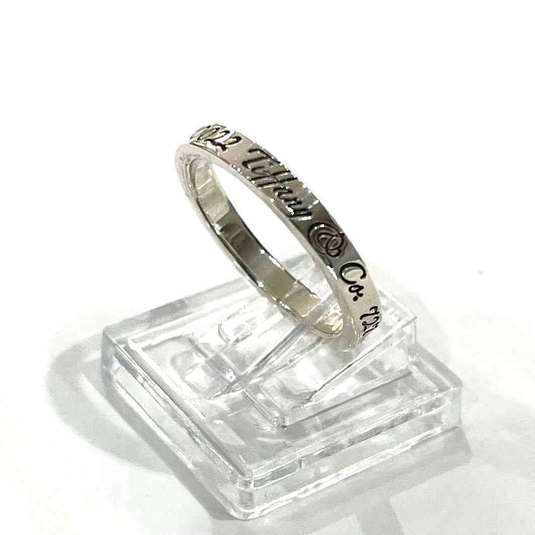 TIFFANY＆CO】【12号】2393 ティファニーaddressナローリング 指輪