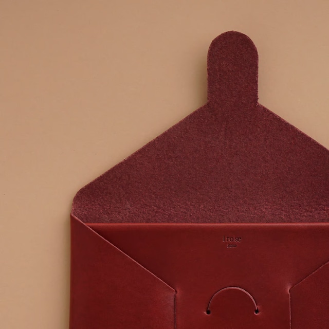 i ro se SEAMLESS "BURGUNDY" LONG WALLET