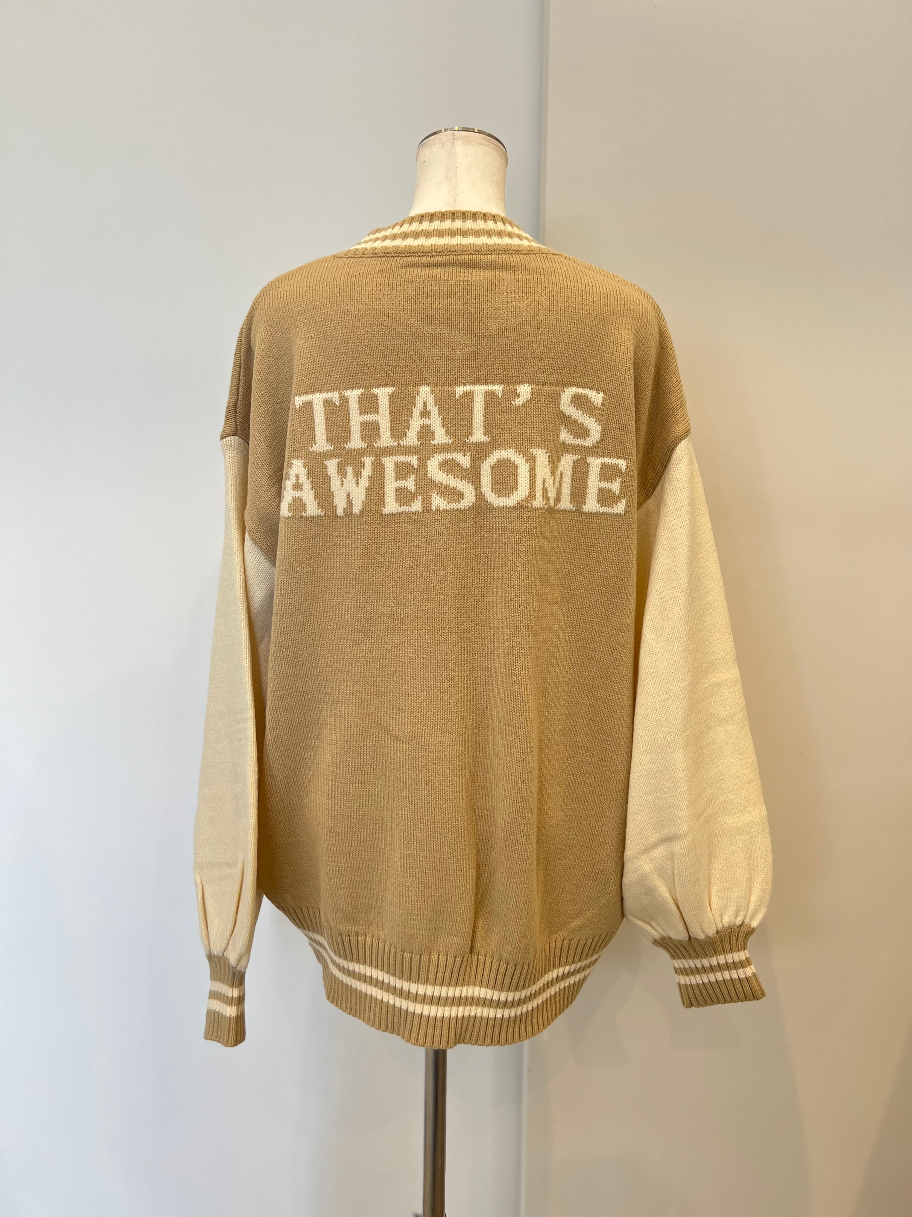 【DOS DIOSAS】ニットスタジャン  D8585