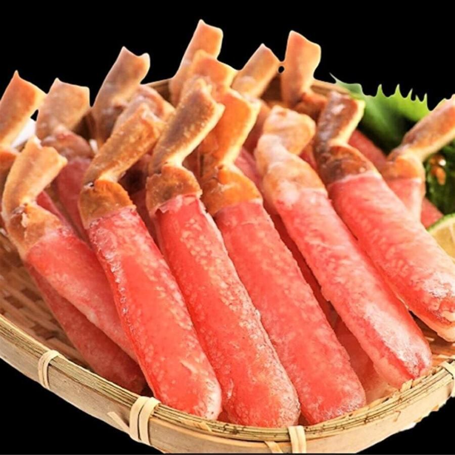 ずわいかに 本ズワイ蟹 特大ポーション 500g 15本前後