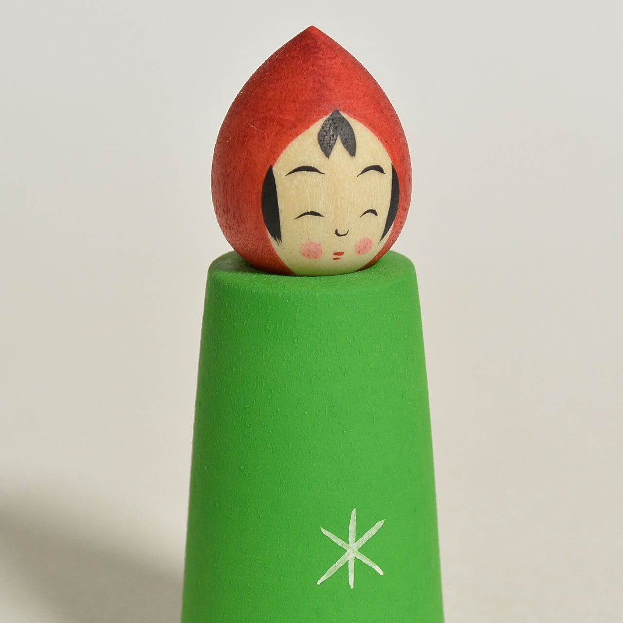 キャンドルちゃんこけし 約2寸 約6cm 鈴木明 工人（作並系）#2400