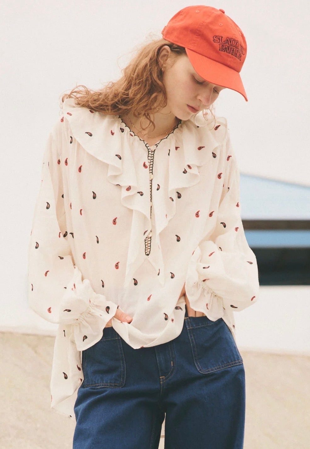 SHINZONE】PAISLEY EMBROIDERED BLOUSE（26MMSBL04） | CLOAK&CO EC STORE