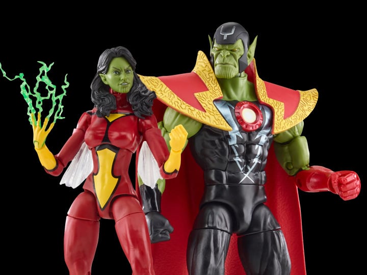 The Avengers 60th Anniversary Marvel Legends Skrull Queen and