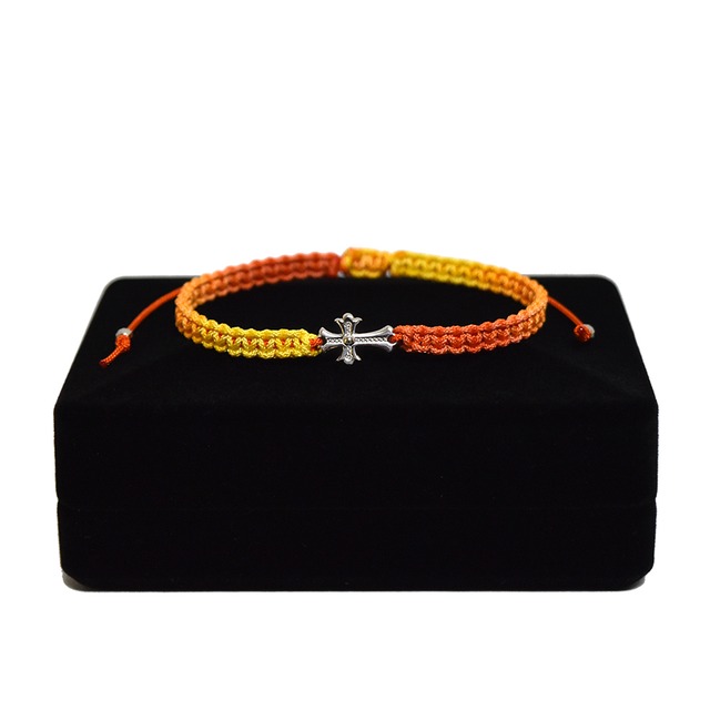 【無料ギフト包装/送料無料/限定】Platinum 950 Baby Crux Bracelet / Anklet  YellowOrange【品番 23S2002】