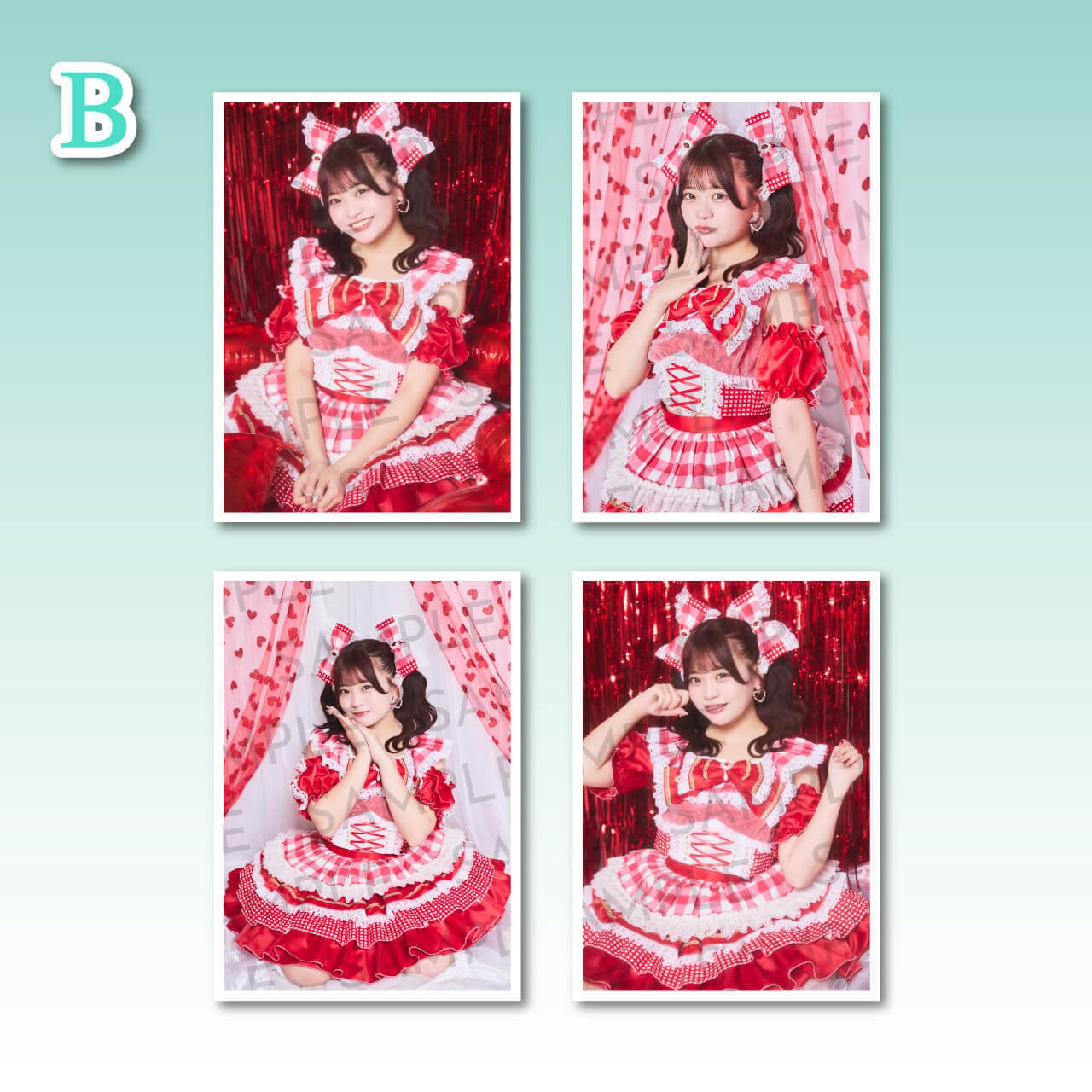 杉井みぃ 生誕記念】ブロマイド4種1セット（×3パターン）【YOG080