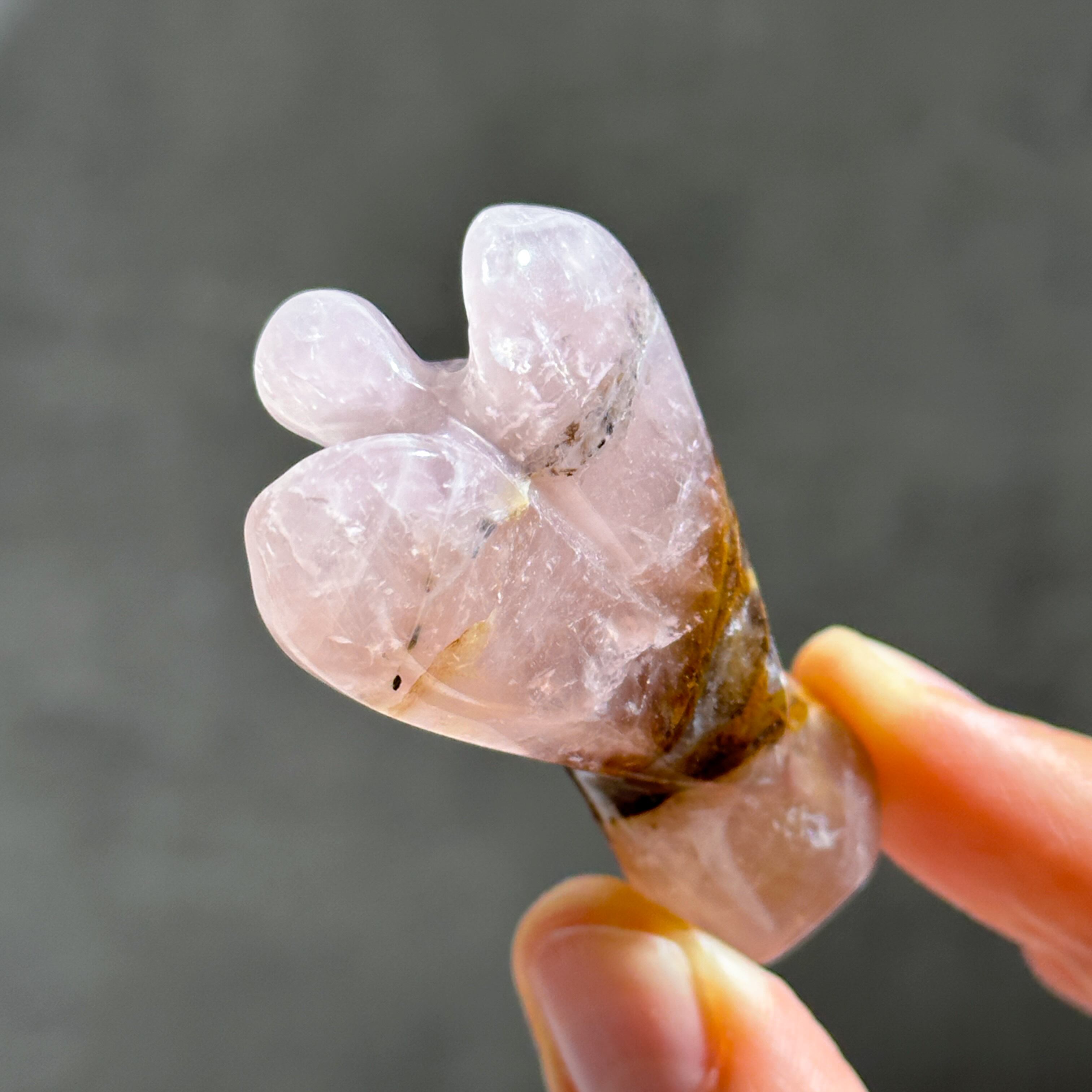 ゴールデンヒーラー×ローズクォーツ ミディアムエンジェル 04