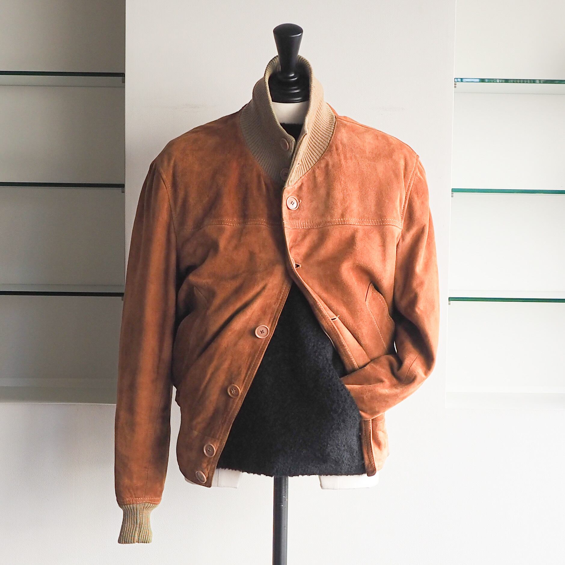 70s Italian Suede Driving Blouson