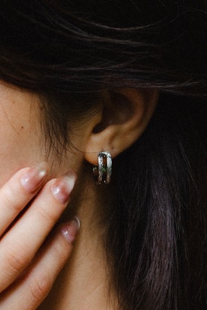 316L Hawaiian parallel ring［silver］#h44
