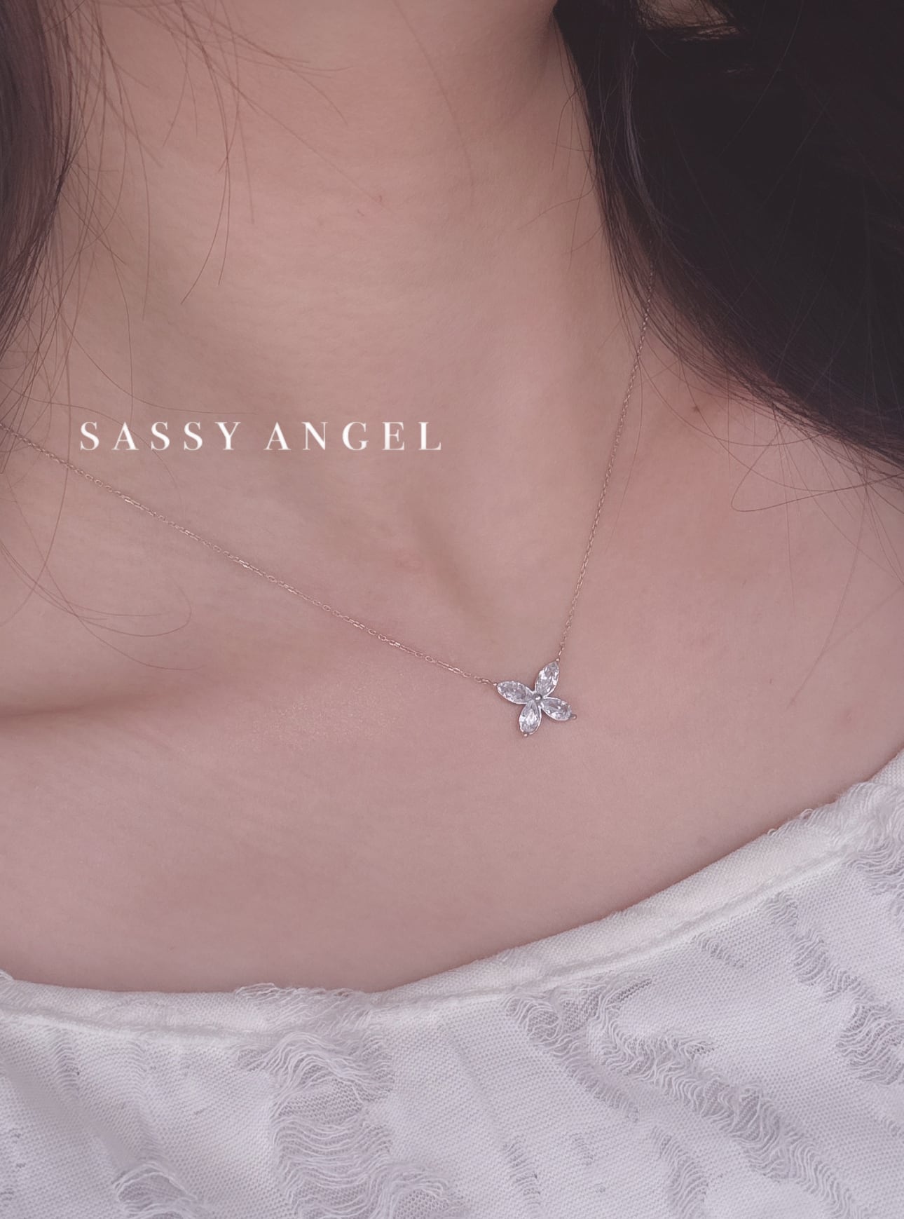 mini candy butterfly necklace [267] | SASSY ANGEL